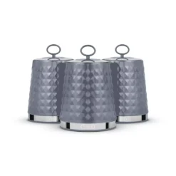 Solitaire Set Of 3 Canisters -Kitchen Supplies Store fit 1700