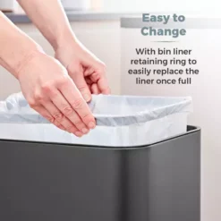 Freedom 50 Litre Stainless Steel Dual Recycling Bin 20 Freedom 50 Litre Stainless Steel Dual Recycling Bin -Kitchen Supplies Store fit 1724