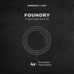 Foundry Pasta Bowls Set Of 4 -Kitchen Supplies Store fit 1768