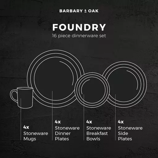 Foundry 16 Piece Dinnerware Set 11 Foundry 16 Piece Dinnerware Set - Image 9