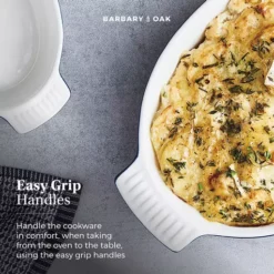 Foundry Oval Oven Dish Set Of 2 -Kitchen Supplies Store fit 1833