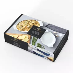 Foundry Oval Oven Dish Set Of 2 -Kitchen Supplies Store fit 1839