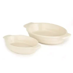 Foundry Oval Oven Dish Set Of 2 -Kitchen Supplies Store fit 1840