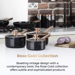 Rose Gold 5 Piece Storage Set 21 Rose Gold 5 Piece Storage Set -Kitchen Supplies Store fit 1850