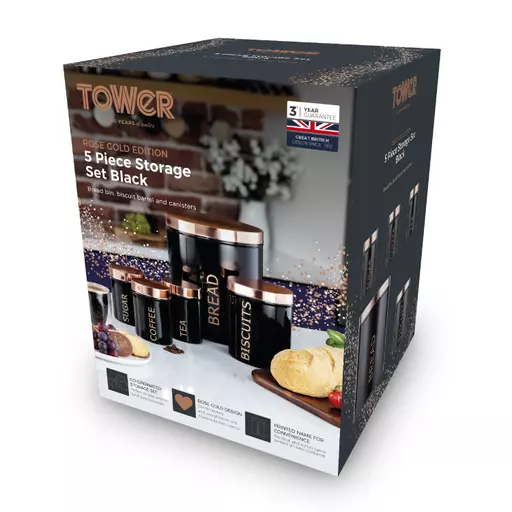 Rose Gold 5 Piece Storage Set 13 Rose Gold 5 Piece Storage Set - Image 11