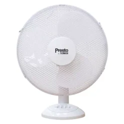 Presto 12 Inch Desk Fan White -Kitchen Supplies Store fit 1864