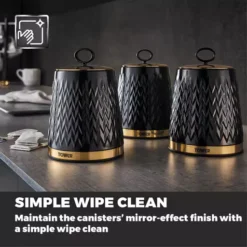 Empire Set Of 3 Canisters -Kitchen Supplies Store fit 1881