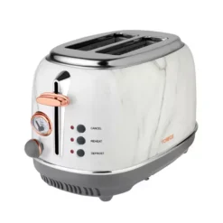 Bottega Marble 2 Slice Stainless Steel Toaster