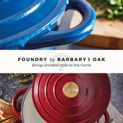 Foundry 28cm Shallow Cast Iron Casserole -Kitchen Supplies Store fit 1964