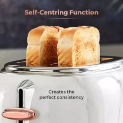 Bottega Marble 2 Slice Stainless Steel Toaster -Kitchen Supplies Store fit 197