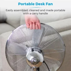 TOWER 12 Inch Metal Desk Fan -Kitchen Supplies Store fit 1977