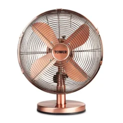 TOWER 12 Inch Metal Desk Fan -Kitchen Supplies Store fit 1982