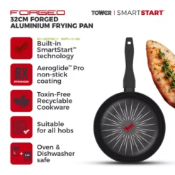 Smart Start Forged 32cm Frying Pan -Kitchen Supplies Store fit 2000