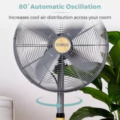 Scandi 16 Inch Metal Pedestal Fan -Kitchen Supplies Store fit 2017