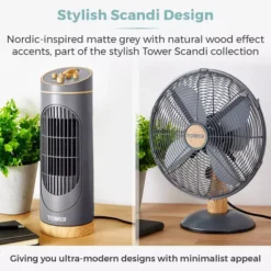 Scandi 16 Inch Metal Pedestal Fan -Kitchen Supplies Store fit 2019
