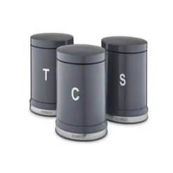 Belle Set Of 3 Canisters -Kitchen Supplies Store fit 2035
