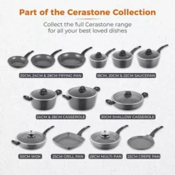 Cerastone 18cm Forged Saucepan -Kitchen Supplies Store fit 2061
