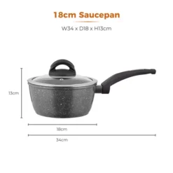 Cerastone 18cm Forged Saucepan -Kitchen Supplies Store fit 2062