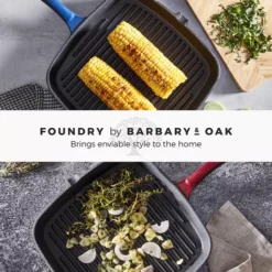 Foundry 23cm Cast Iron Grill Pan -Kitchen Supplies Store fit 2106