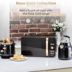 Rose Gold 800W 20 Litre Digital Microwave 23 Rose Gold 800W 20 Litre Digital Microwave -Kitchen Supplies Store fit 213
