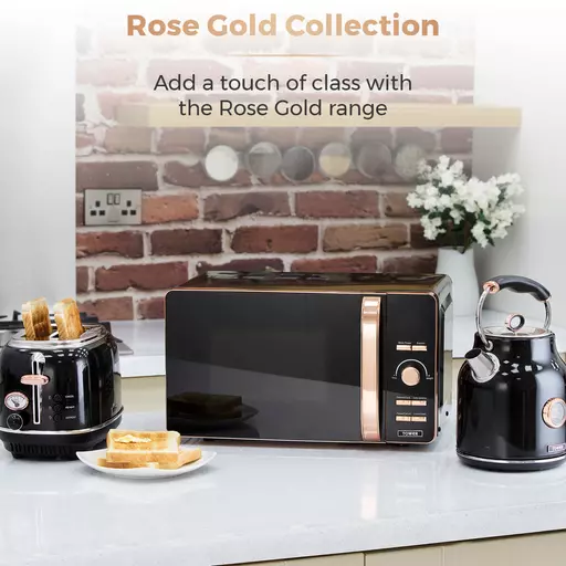 Rose Gold 800W 20 Litre Digital Microwave 11 Rose Gold 800W 20 Litre Digital Microwave - Image 9