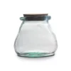 1.5 Litre Recycled Glass Jar With Cork Lid 1 1.5 Litre Recycled Glass Jar With Cork Lid -Kitchen Supplies Store fit 2143