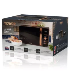 Rose Gold 800W 20 Litre Digital Microwave 25 Rose Gold 800W 20 Litre Digital Microwave -Kitchen Supplies Store fit 215