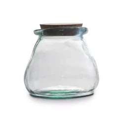 1.5 Litre Recycled Glass Jar With Cork Lid -Kitchen Supplies Store fit 2151