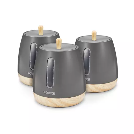 Scandi 3 Piece Canisters Set 4 Scandi 3 Piece Canisters Set - Image 2