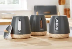 Scandi 3 Piece Canisters Set 19 Scandi 3 Piece Canisters Set -Kitchen Supplies Store fit 2193