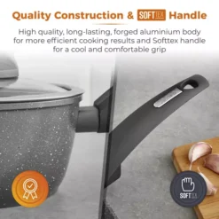 Cerastone 22cm Forged Saucepan -Kitchen Supplies Store fit 2200