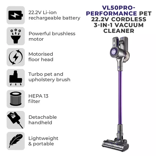 VL50 Pro Pet 3-in-1 Vacuum Cleaner 4 VL50 Pro Pet 3-in-1 Vacuum Cleaner - Image 2