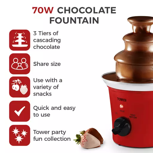 Chocolate Fountain 70W 4 Chocolate Fountain 70W - Image 2