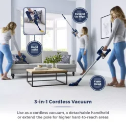 VL35 Plus Anti Tangle Vacuum Cleaner 3-IN-1 DC 150W Blue 14 VL35 Plus Anti Tangle Vacuum Cleaner 3-IN-1 DC 150W Blue -Kitchen Supplies Store fit 2368