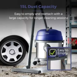 TDW10 15 Litre Stainless Steel Wet And Dry Vacuum -Kitchen Supplies Store fit 2421