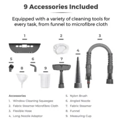 THS10 Handheld Steam Cleaner 19 THS10 Handheld Steam Cleaner -Kitchen Supplies Store fit 2466