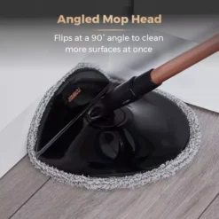 Tower Spin Mop With Angled Head Black And Blush Gold 15 Tower Spin Mop With Angled Head Black And Blush Gold -Kitchen Supplies Store fit 2535