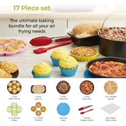 Tower Air Fryer Accessory Baking Set 14 Tower Air Fryer Accessory Baking Set -Kitchen Supplies Store fit 2588