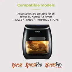 Tower Air Fryer Accessory Baking Set 18 Tower Air Fryer Accessory Baking Set -Kitchen Supplies Store fit 2592