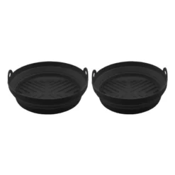 Set Of 2 Round Foldable Silicone Trays 31 Set Of 2 Round Foldable Silicone Trays -Kitchen Supplies Store fit 2643