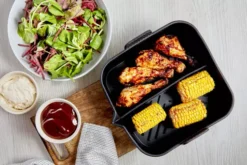 Square Solid Silicone Tray With Divider -Kitchen Supplies Store fit 2680