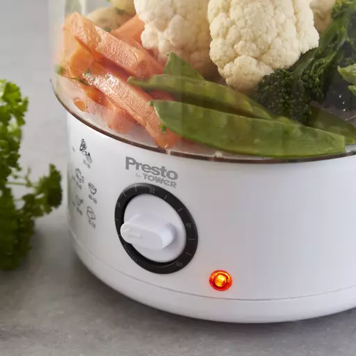 Presto 400W 2 X 2.4 Litre Tier Steam Cooker 7 Presto 400W 2 X 2.4 Litre Tier Steam Cooker - Image 5