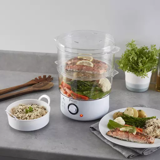 Presto 400W 2 X 2.4 Litre Tier Steam Cooker 9 Presto 400W 2 X 2.4 Litre Tier Steam Cooker - Image 7