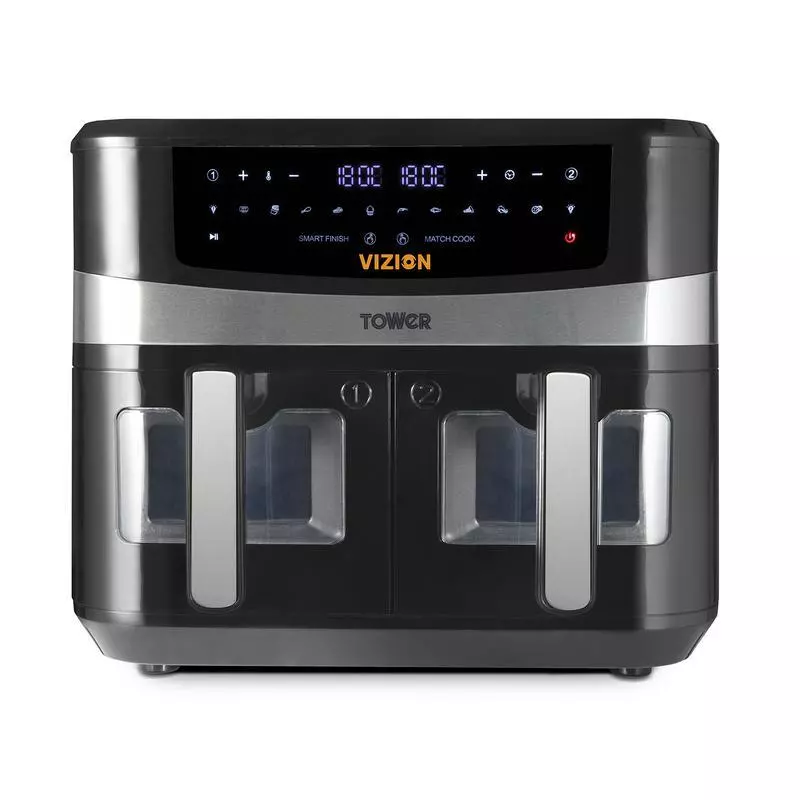 Vortx Vizion 9L Dual Basket Digital Air Fryer 11 Vortx Vizion 9L Dual Basket Digital Air Fryer - Image 9