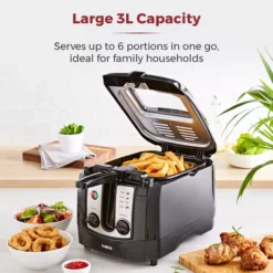 2300W 3 Litre Easy Clean Deep Fryer -Kitchen Supplies Store fit 35