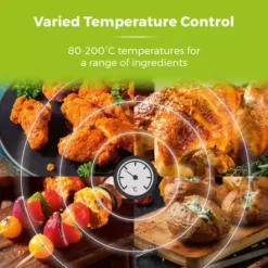 Vortx 12 Litre Rose Gold Air Fryer Oven -Kitchen Supplies Store fit 369