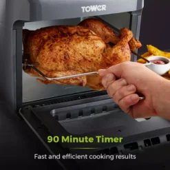 Vortx 12 Litre Rose Gold Air Fryer Oven -Kitchen Supplies Store fit 370