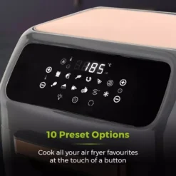 Vortx 12 Litre Rose Gold Air Fryer Oven -Kitchen Supplies Store fit 371