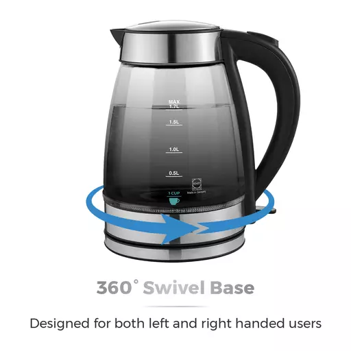 Infinity Ombre 1.7 Litre Glass Schott Kettle 10 Infinity Ombre 1.7 Litre Glass Schott Kettle - Image 8