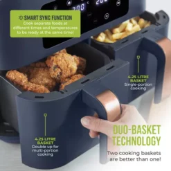 Vortx 8.5L Dual Basket Air Fryer -Kitchen Supplies Store fit 452
